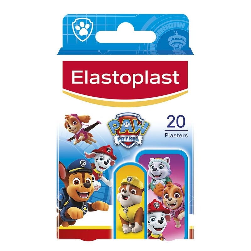 Elastoplast Paw Patrol Plasters, Assorted Sizes (20 Pieces) - Coloured First Aid for Children With Various Designs - Skin-Friendly - Image 2